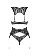 Set Obsessive Donna Dream 3 piese negru XL/2XL