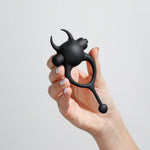 Inel vibrator pentru penis CRUSHIOUS DAEMON, negru