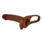 Ham pentru dildo vibrant realist Pretty Love Bradden, 17 cm, cu diametrul gol