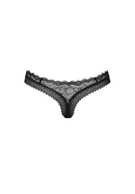 Tanga Obsessive Medilla din dantelă neagră M/L