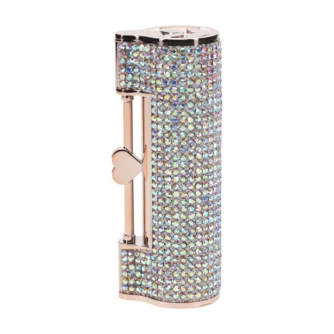 Vibrator Loveline cu ruj iridescent și accesorii