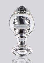 Dop anal din sticlă ToyJoy Brilliant Star, transparent, 9 cm