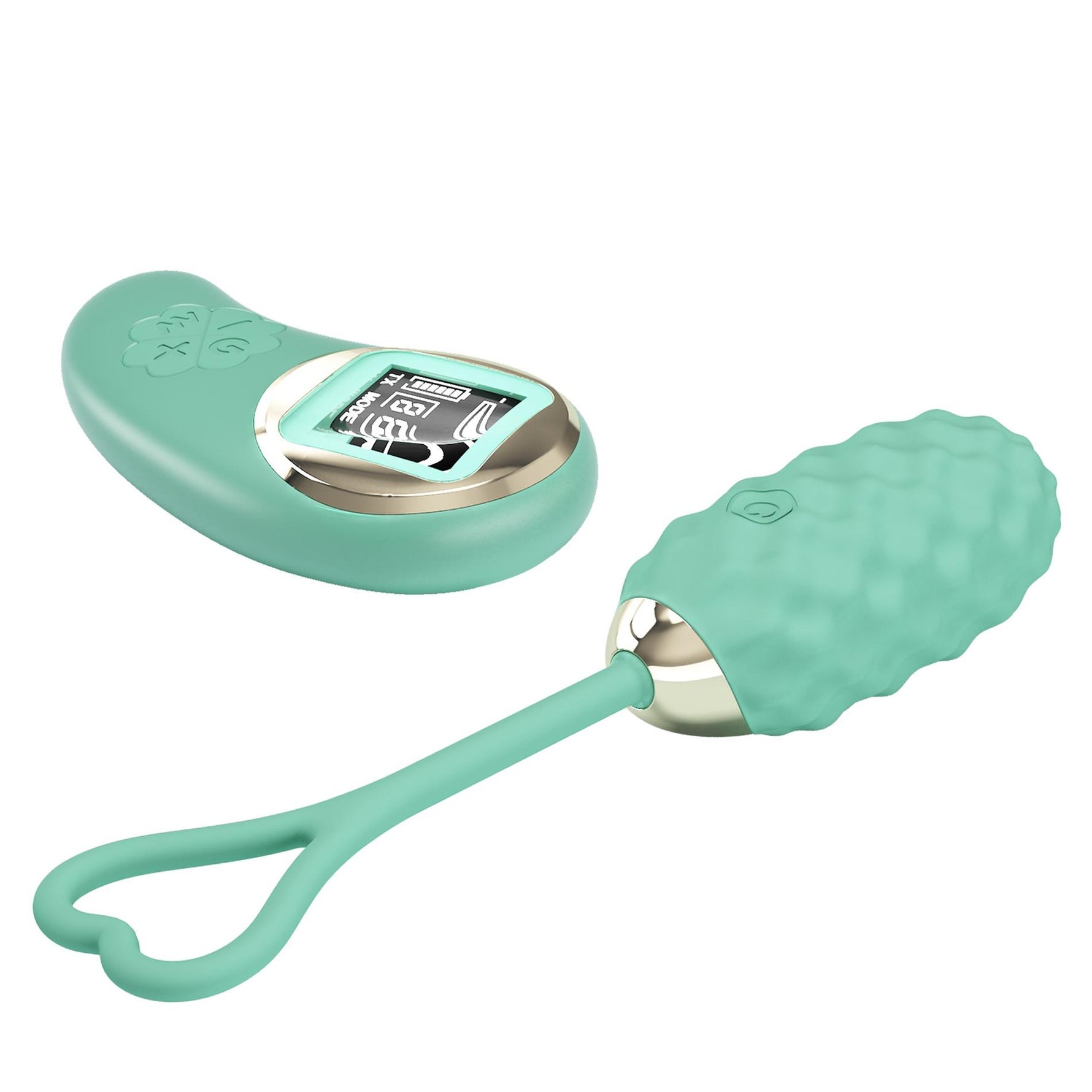 Pretty Love Vivian, ou vibrator din silicon verde, telecomandă wireless