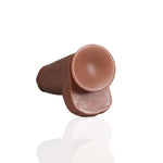 Dildo realist RealRock gros cu scrot 23 cm culoarea pielii