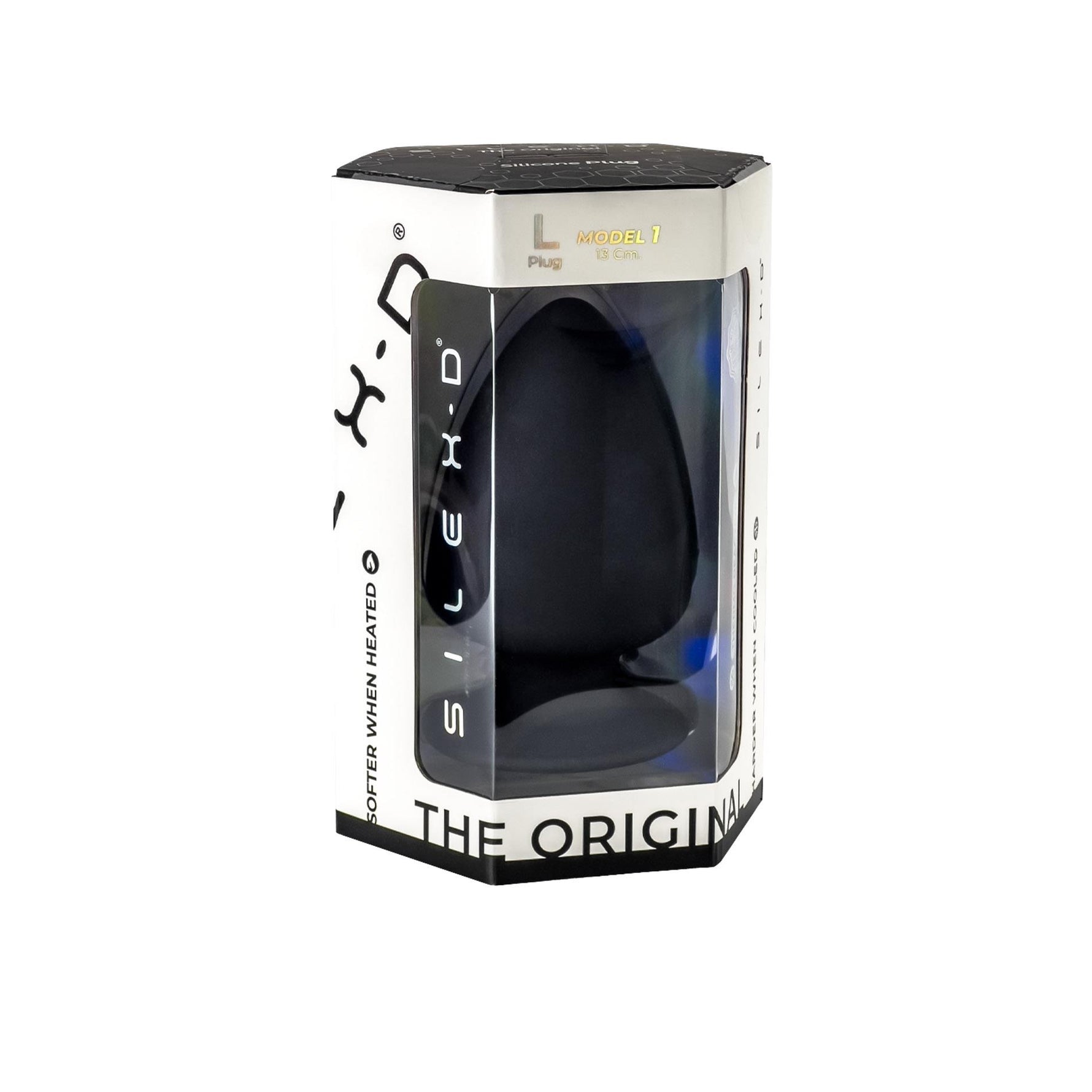 Plug anal Silexd Model 1 L Negru 9 cm