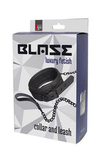 Blaze Dream Toys Zgarda reglabilă din neopren cu lanț, neagră