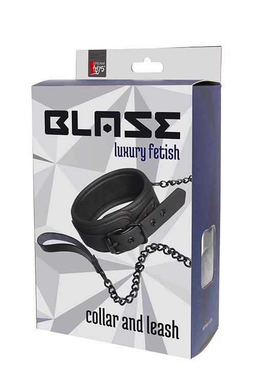 Blaze Dream Toys Zgarda reglabilă din neopren cu lanț, neagră