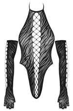 Body cu tigru fantezie, negru, M, L