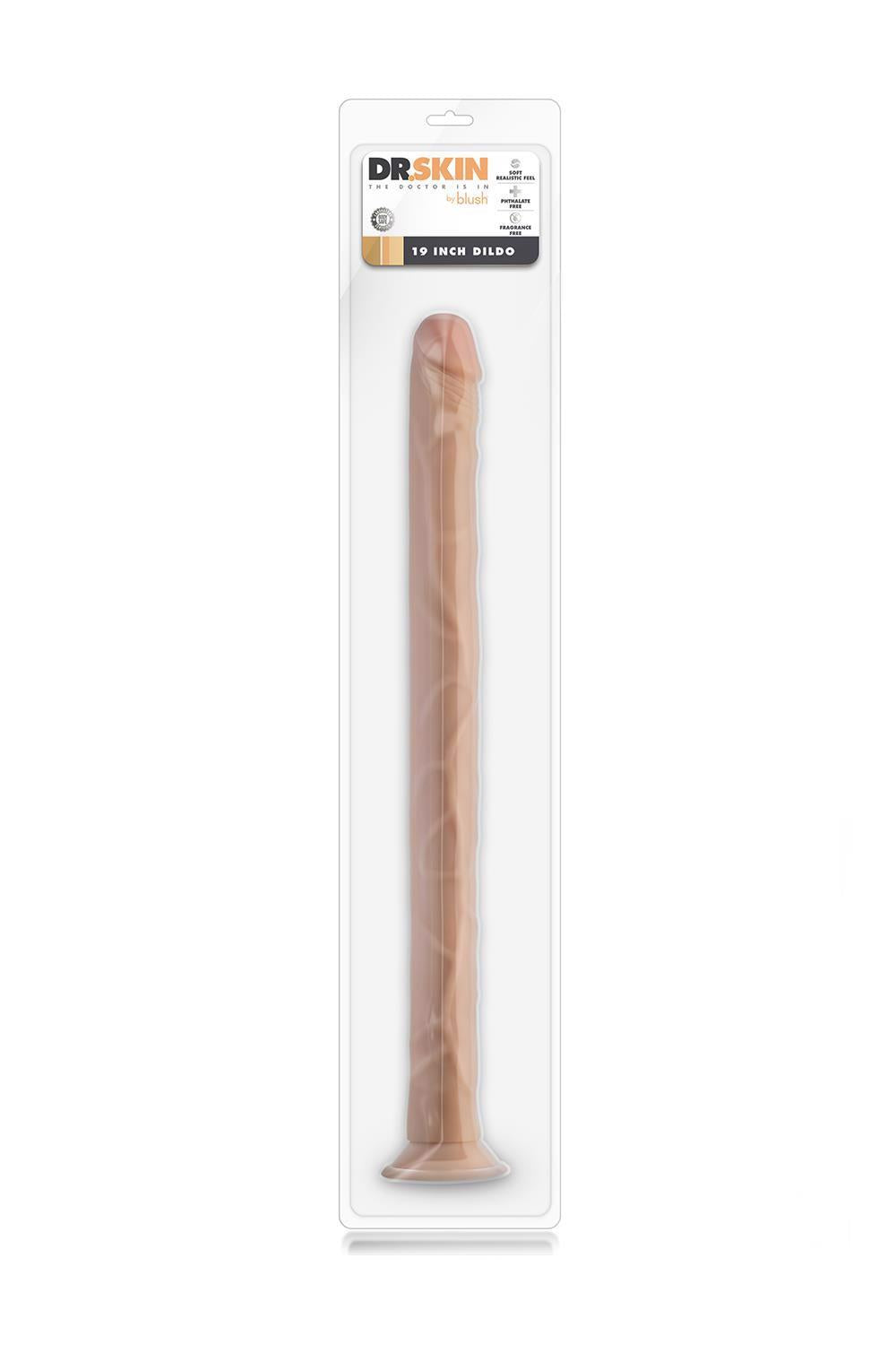 Dildo Dr. Skin din PVC bej 48 cm