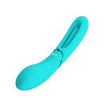 Vibrator Romance Lexie din silicon pentru punctul G, 7 vibrații, 4 legănări prin USB