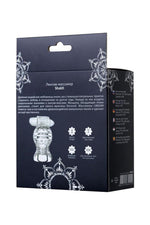 Masturbator vibrant Lingam Shakti transparent 9 cm