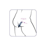 Plug anal vibrant Alive Gladius Albastru 11 cm
