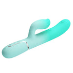 Vibrator Pretty Love Gigi din silicon cu formă de iepuraș, 7 impulsuri, 7 linguri, USB