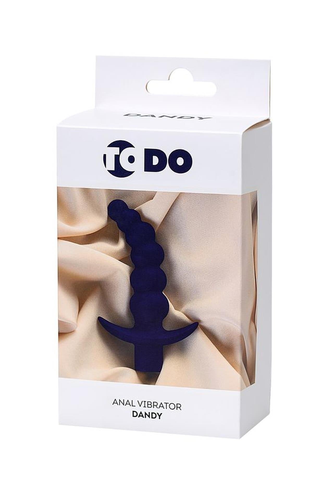 Vibrator anal cu puncte Dandy ToDo și baterii AAA