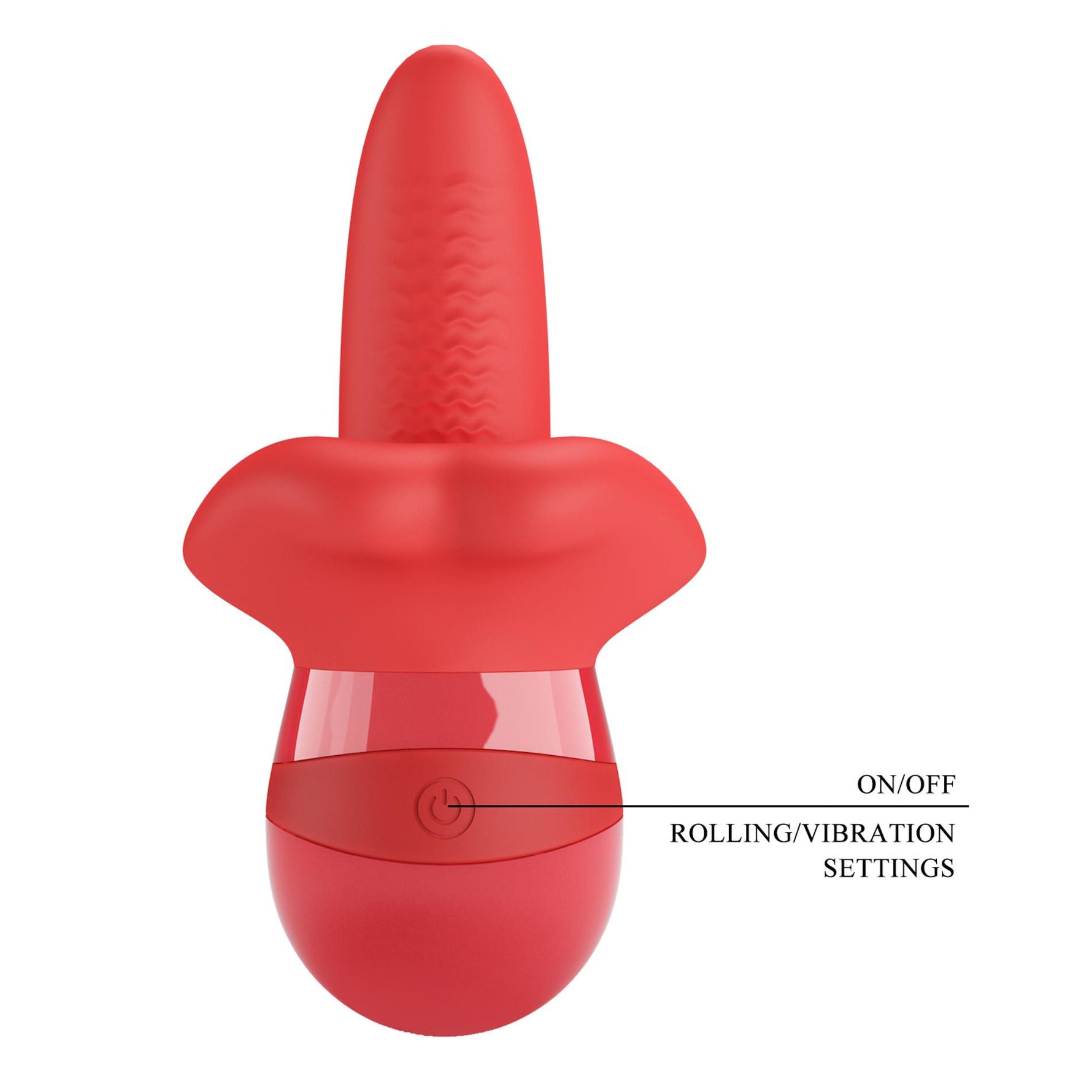 Stimulator clitoridian USB Pretty Love Obelia cu mișcare a limbii