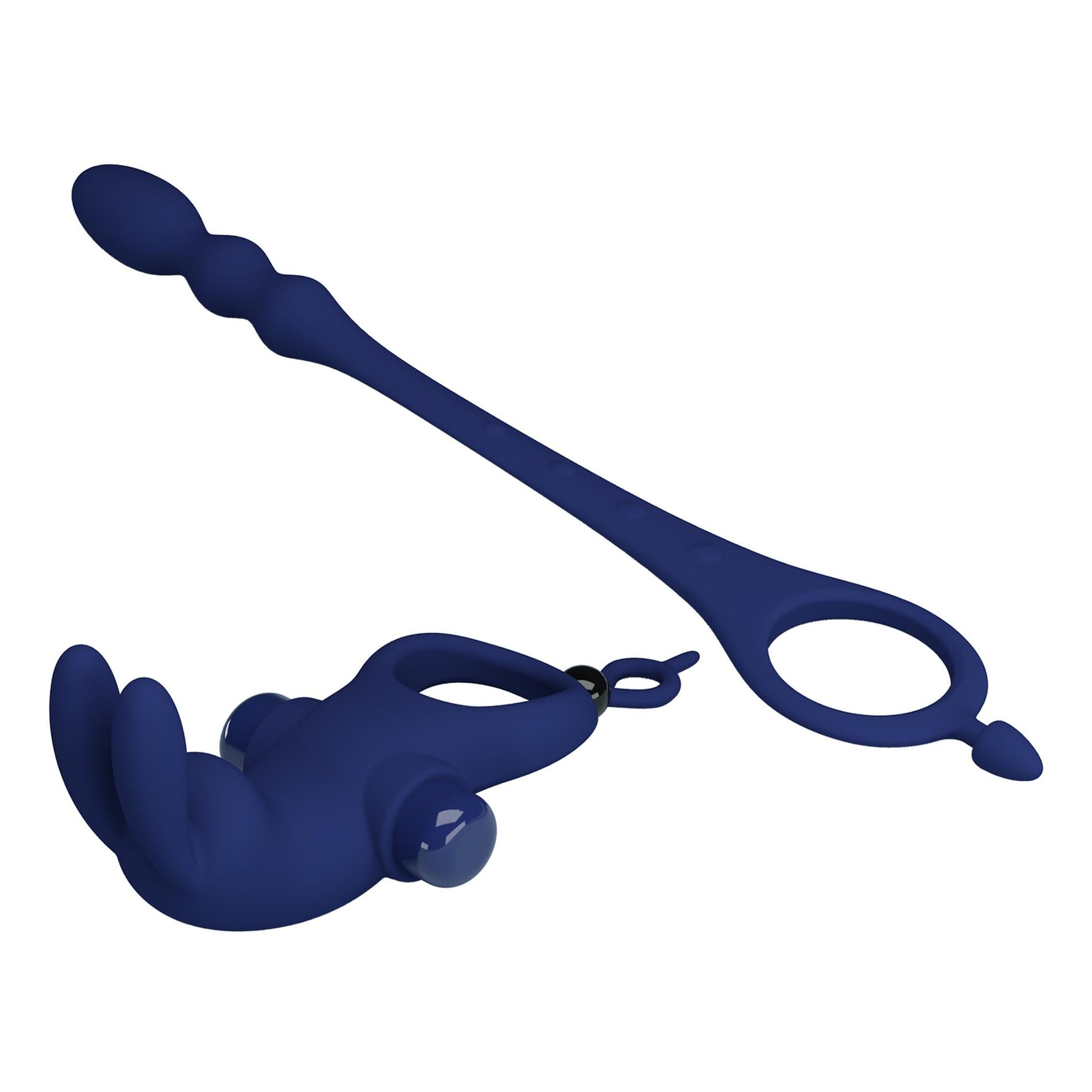 Inel vibrant pentru penis Pretty Love, silicon, impermeabil, cu 10 funcții