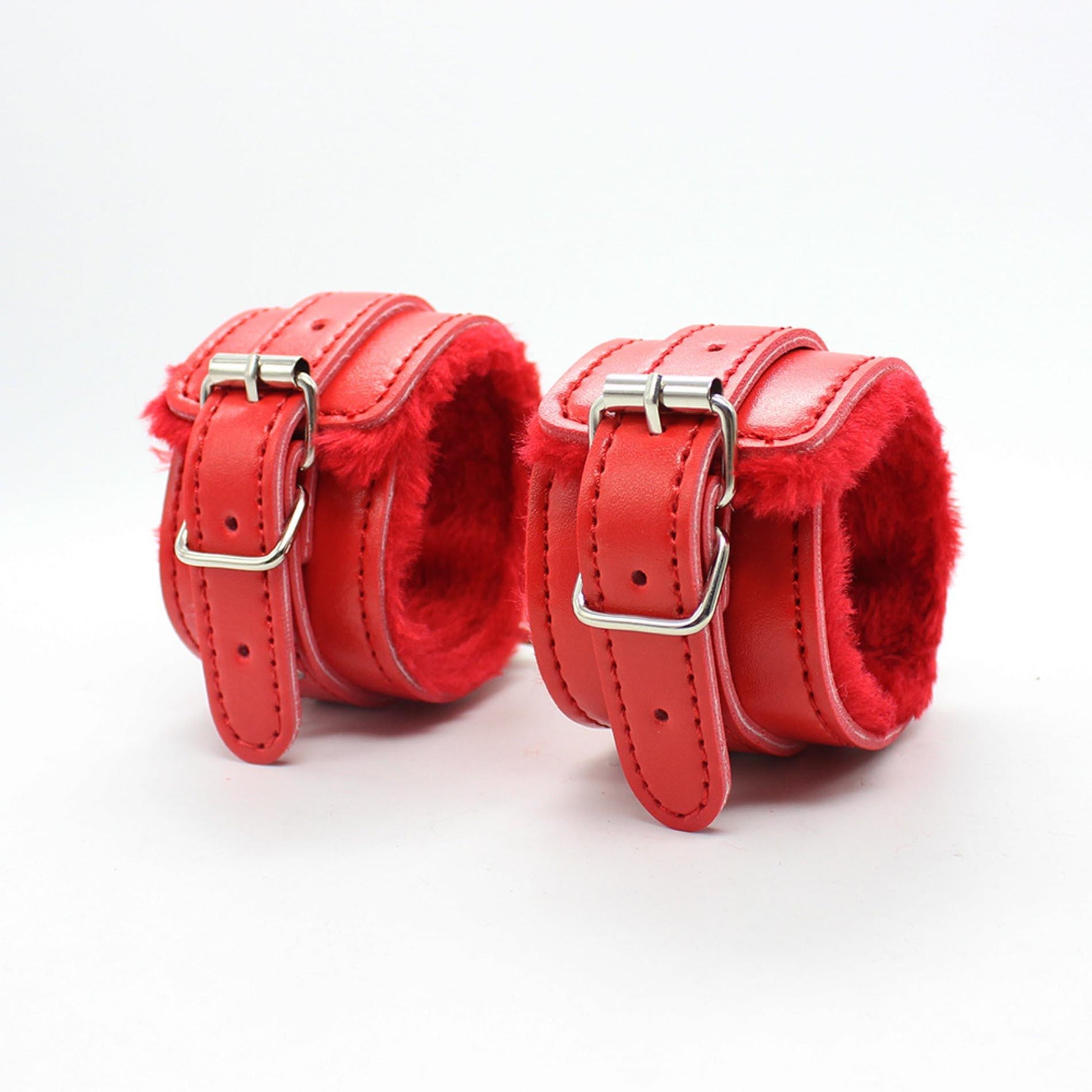 Set de bondage Fetish Seria B Roșu, 8 piese
