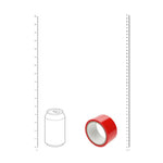 Bandă adezivă antiaderentă Ouch din PVC, 20 m, roșie