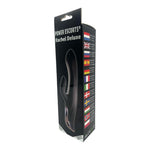 Vibrator Rachel Deluxe Power Escorts Bunny, silicon negru, USB, 23 cm