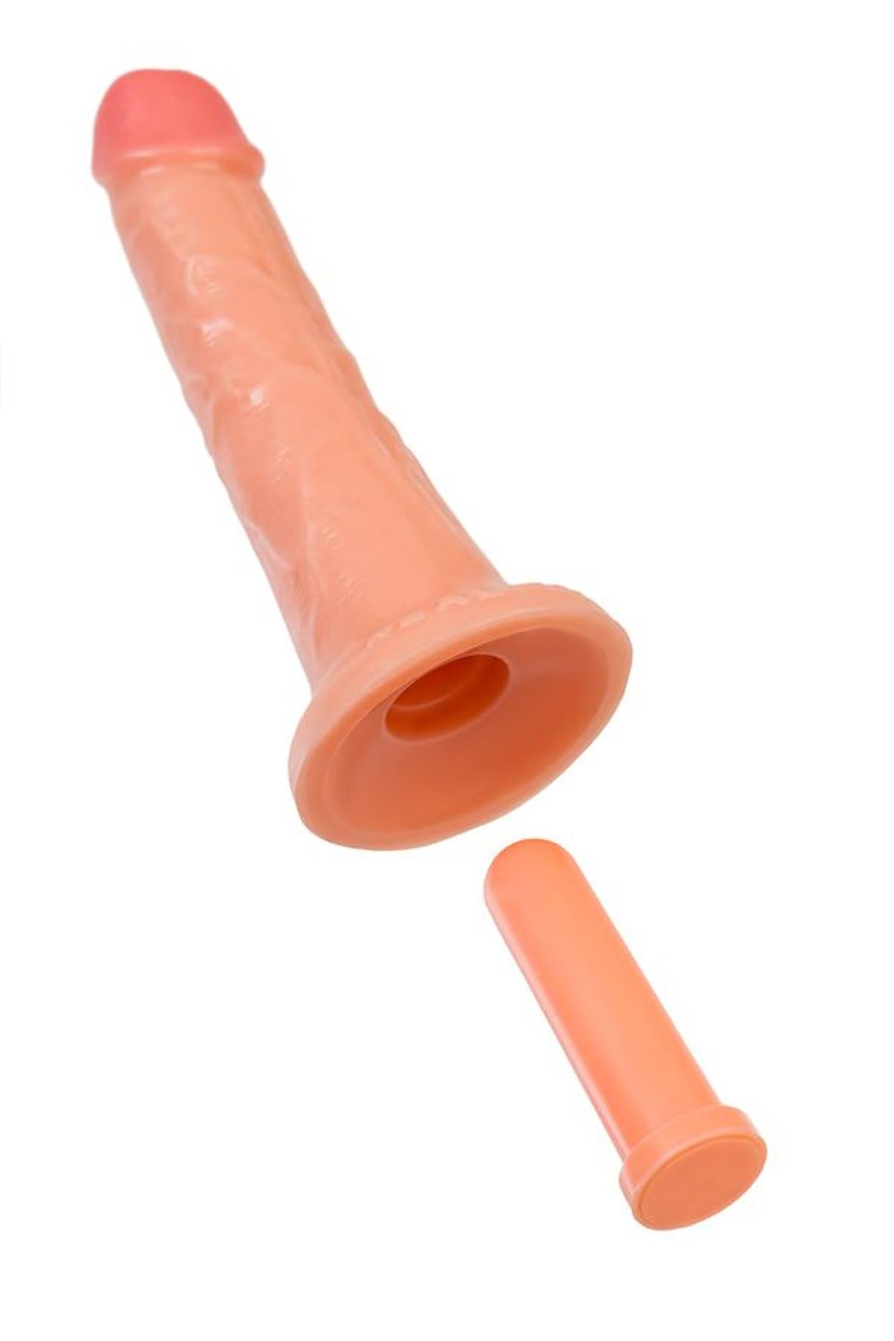 Dildo realist Caliber, culoarea pielii, 18 cm, 3 cm