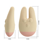 Vibrator compact Romance din silicon, tip iepuraș