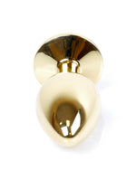 Bijuterii anale din oțel MyLove Toys cu diamant roșu 7 cm