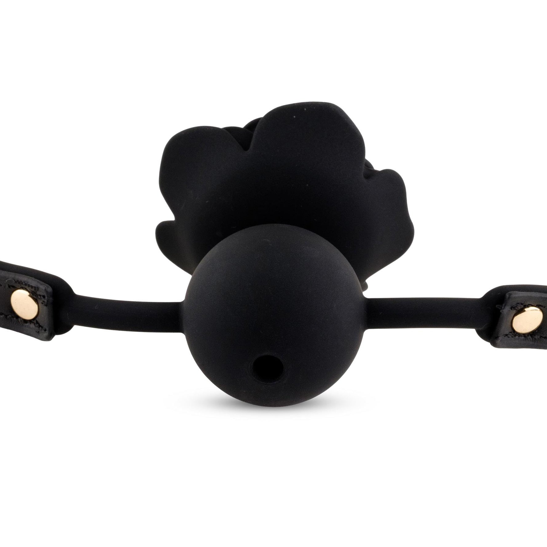 Băutură de siguranță din silicon Black Rose cu trandafir și canal 4,2 cm