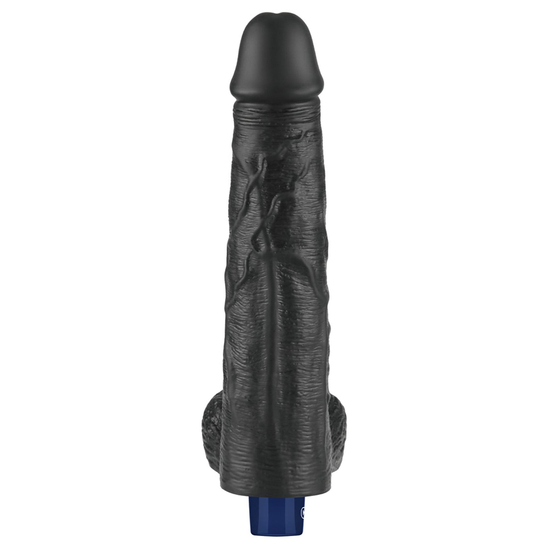 Dildo vibrant realist Lovetoy Real Softee negru USB 25cm
