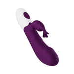 Vibrator Pretty Love din silicon cu model iepuraș, 30 de funcții, 19-8 cm
