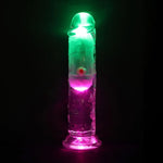 Vibrator LED RealRock Transparent TPE 16,5 cm