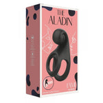 Inel vibrant Aladin Ultimate ToyJoy din silicon, negru, USB