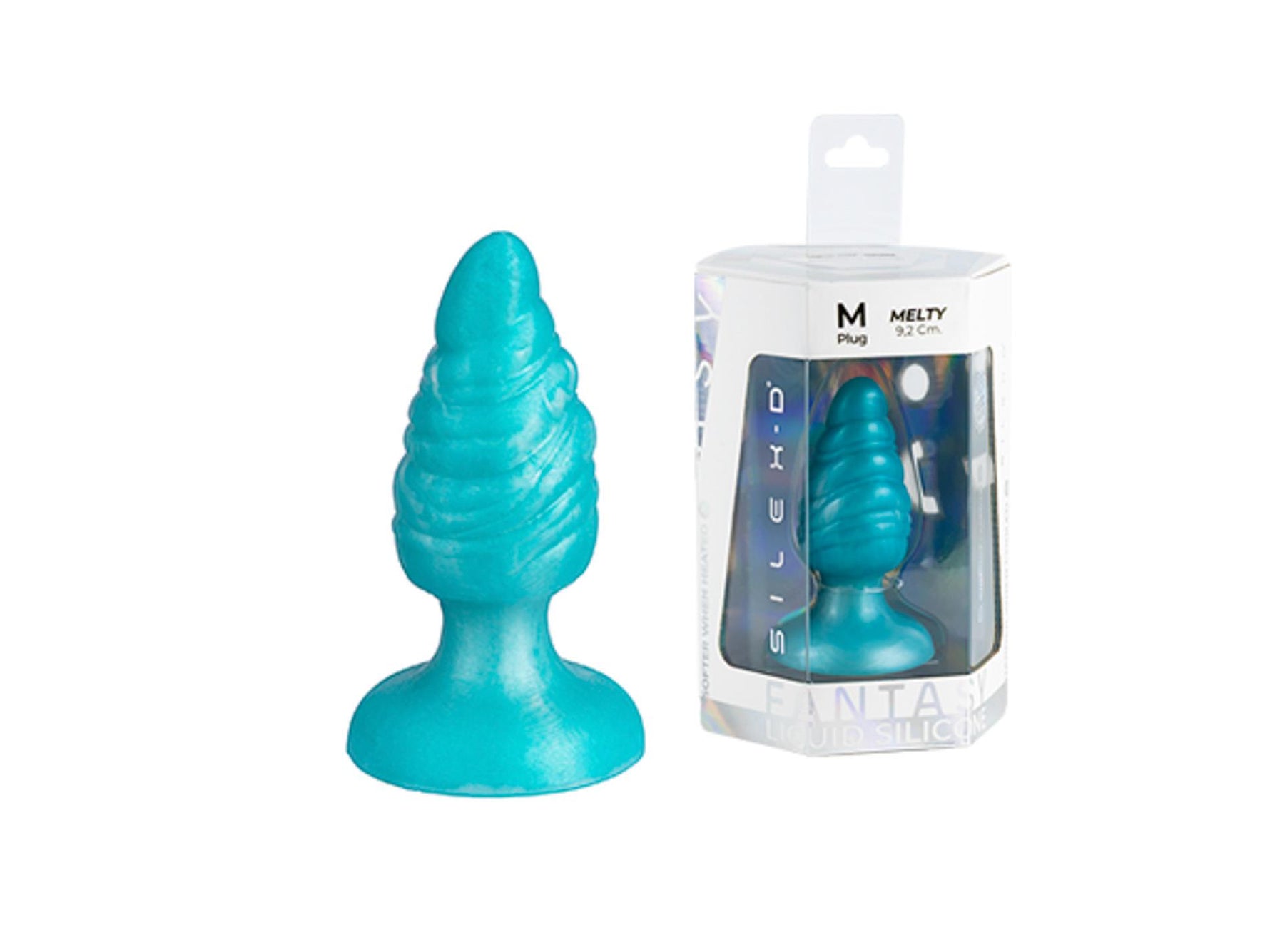 Dop anal termoreactiv Melty Silexd M 9 cm