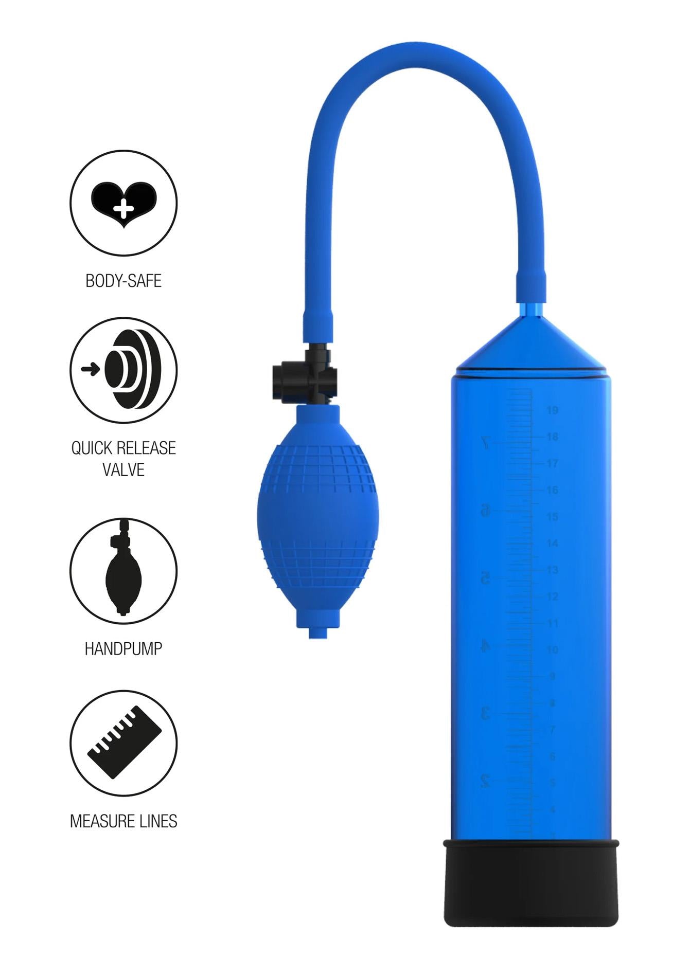 Pompă de penis Starter Fusion X Blue Hidden Desire