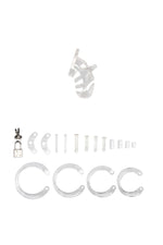 Cușcă de castitate ManCage transparentă 9 cm