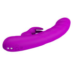 Vibrator Pretty Love Monica din silicon pentru iepure, cu 10 moduri