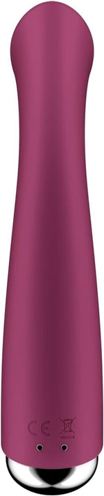 Vibrator rotativ pentru punctul G Satisfyer Spinning 1, roșu
