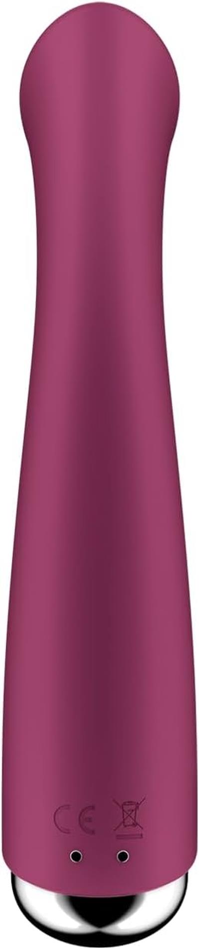 Vibrator rotativ pentru punctul G Satisfyer Spinning 1, roșu