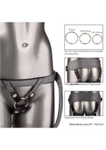Curea vibratoare Royal Calexotics gri cu 7 funcții