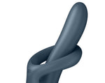 Vibrator încălzitor Satisfyer Heat Flex 4 din silicon albastru