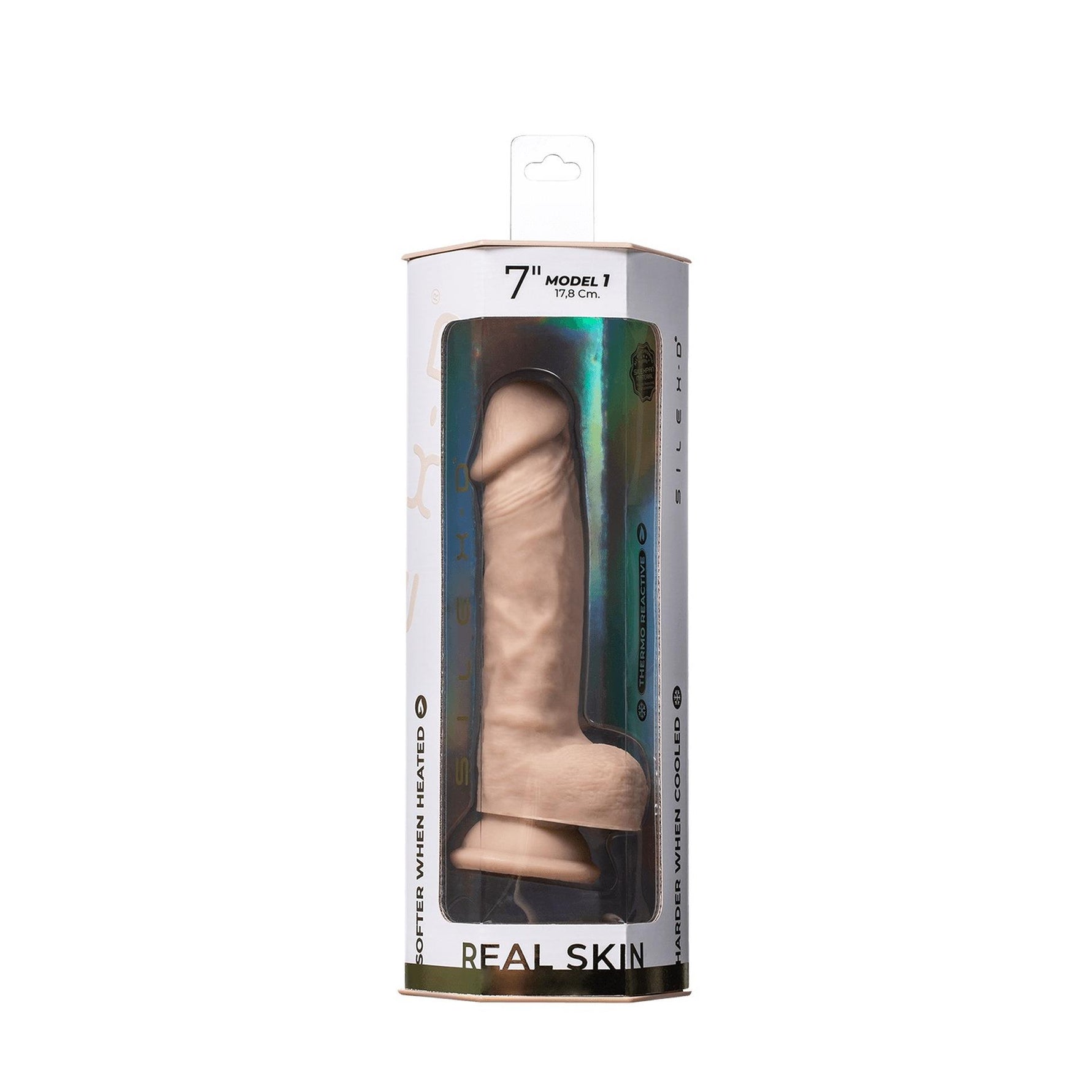 Dildo realist Silexd Model 1 culoarea pielii 18 cm