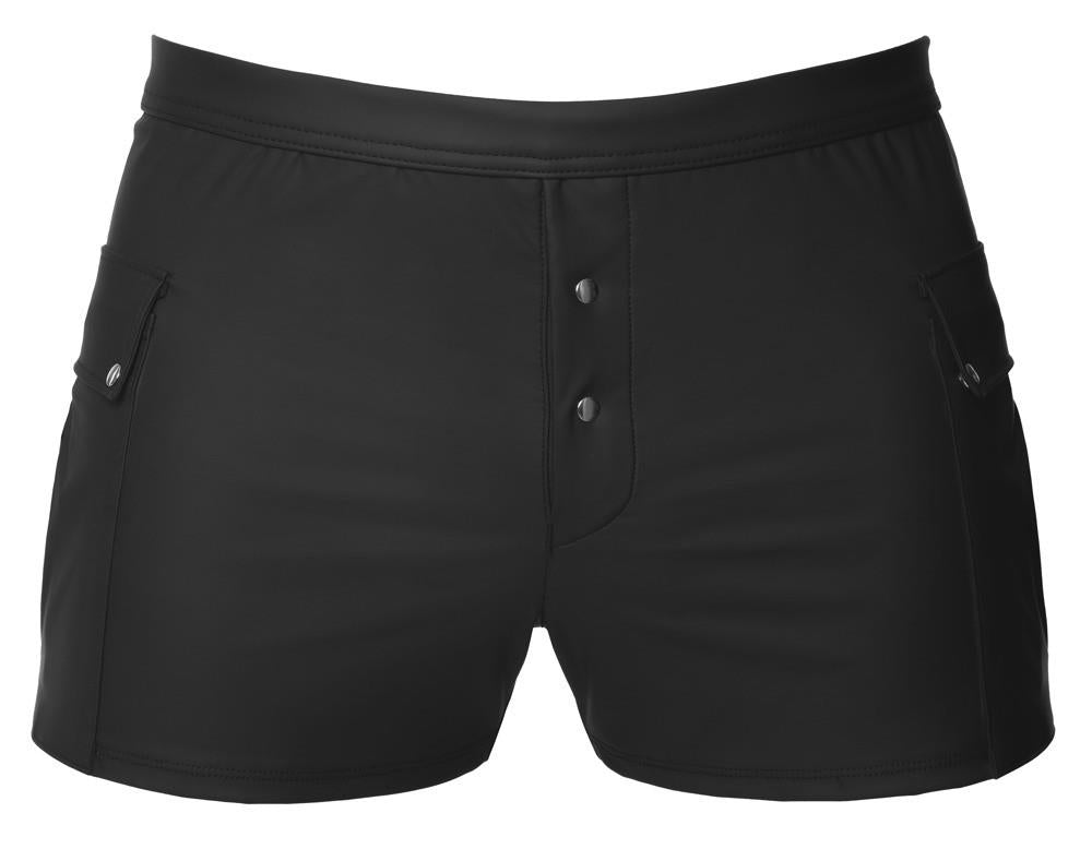 Pantaloni scurți largi Svenjoyment pentru bărbați, negri, mărimea M