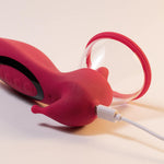 Stimulator de ventoză USB din silicon Crushious Saci 17,7 cm