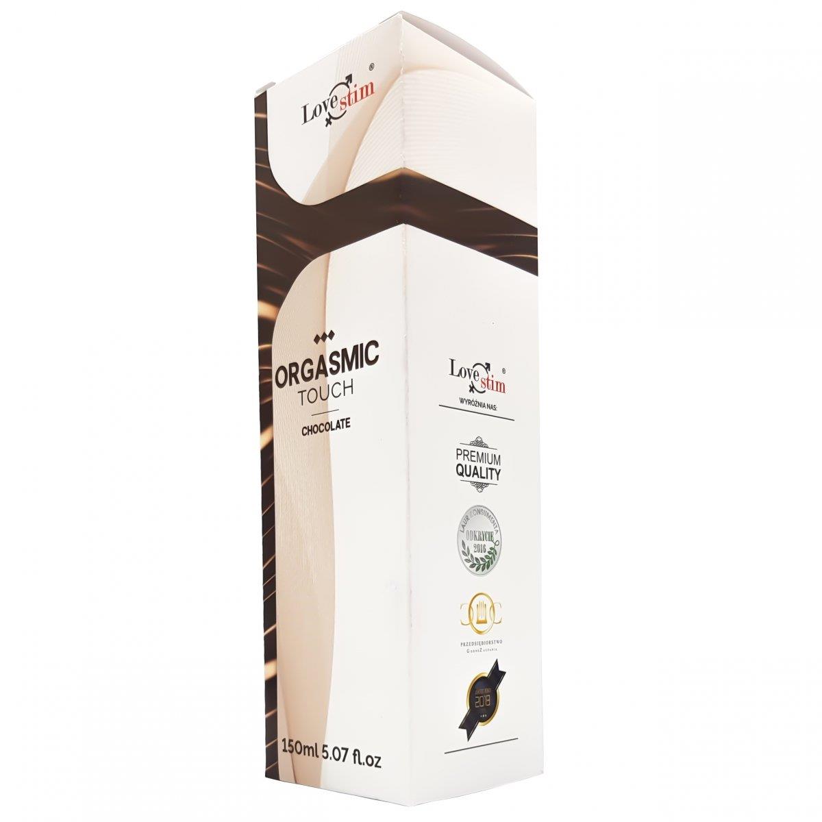 Ulei de masaj cu ciocolată LoveStim Orgasmic Touch 150 ml