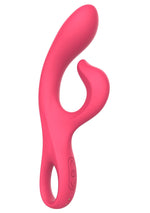 Vibrator XOCOON cu orgasm fără sfârșit, fuchsia, USB, 21 cm
