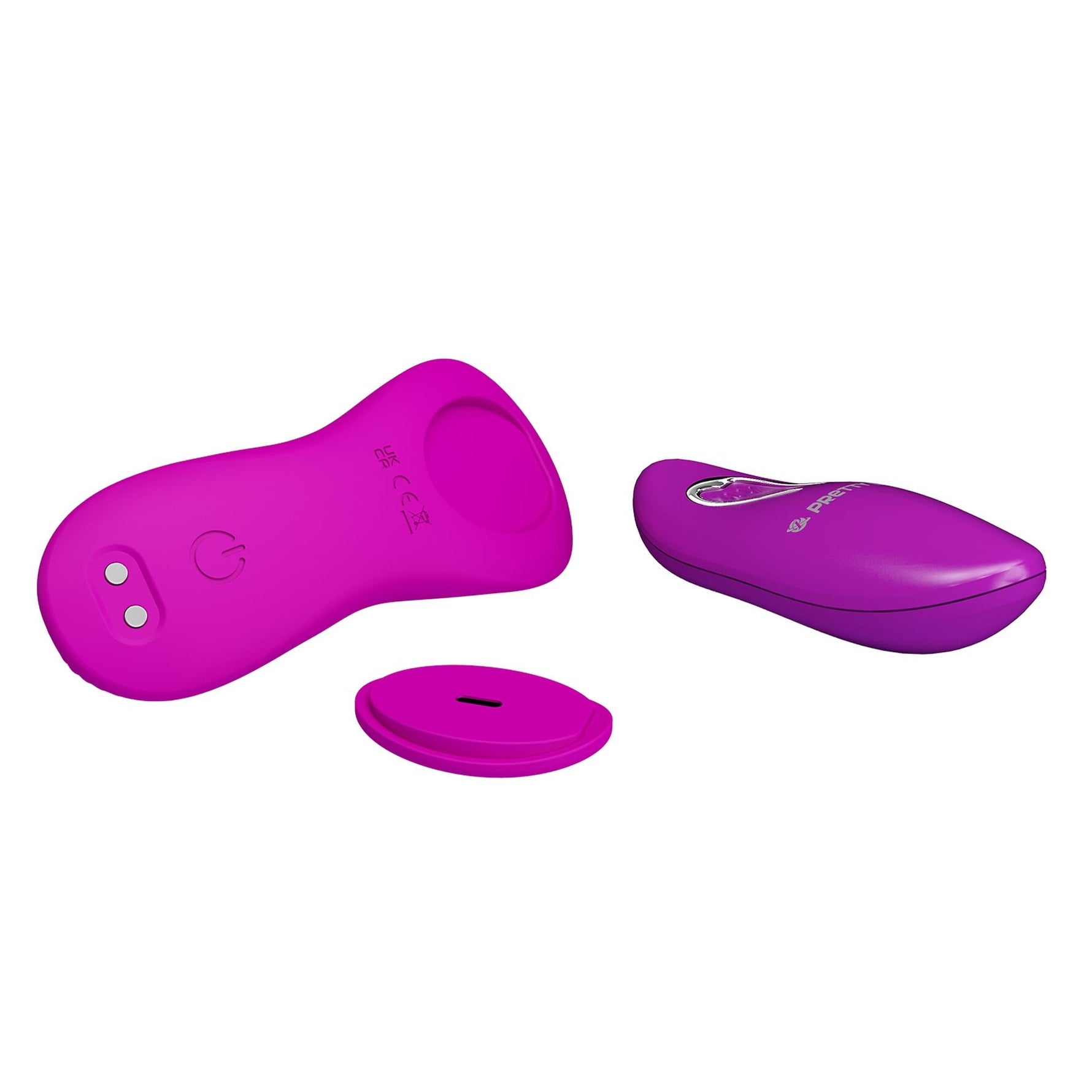 Vibrator Pretty Love Romario din silicon cu telecomandă, 10 funcții