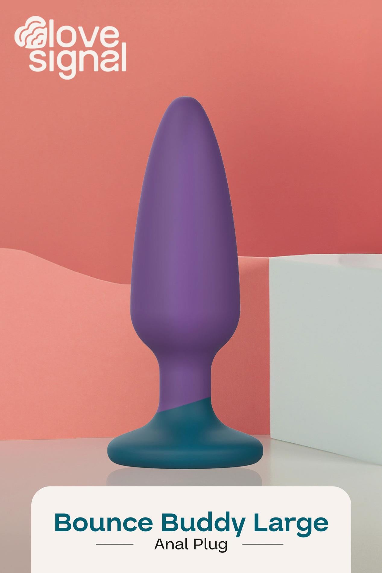 Dop anal mare din silicon Bounce Buddy 13 cm