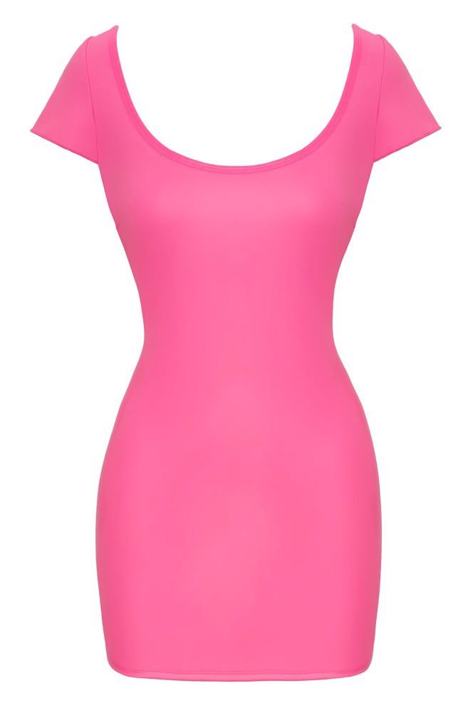 Rochie elastică Cottelli PARTY roz aprins M