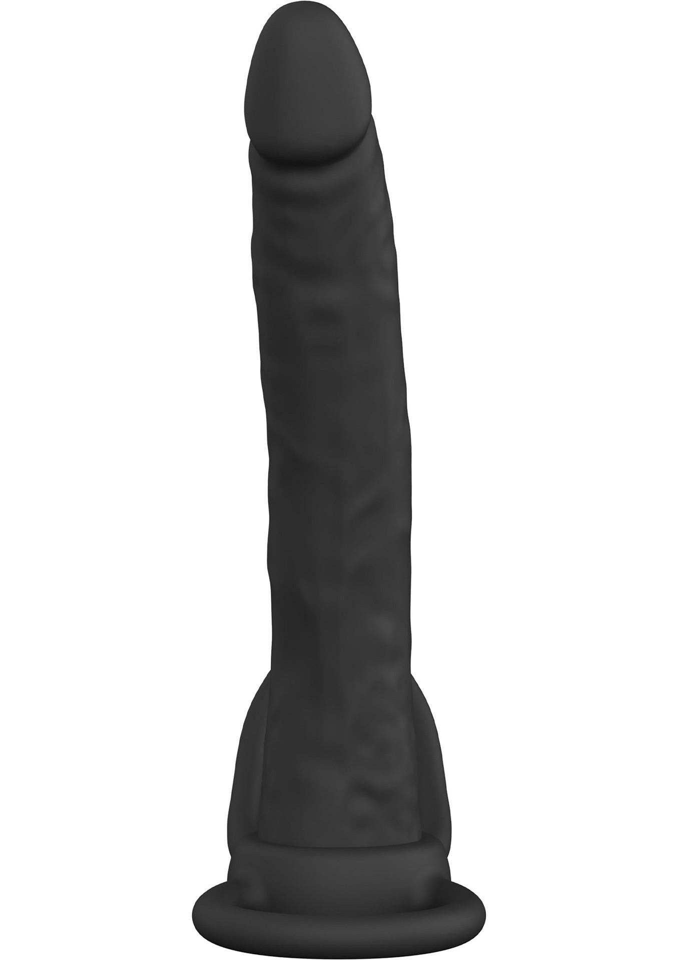 Penetrator anal din silicon Double Trouble, negru, dorință ascunsă