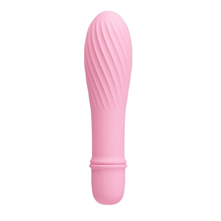 Vibrator Pretty Love Solomon din silicon cu 10 funcții, baterii AAA, 12 cm