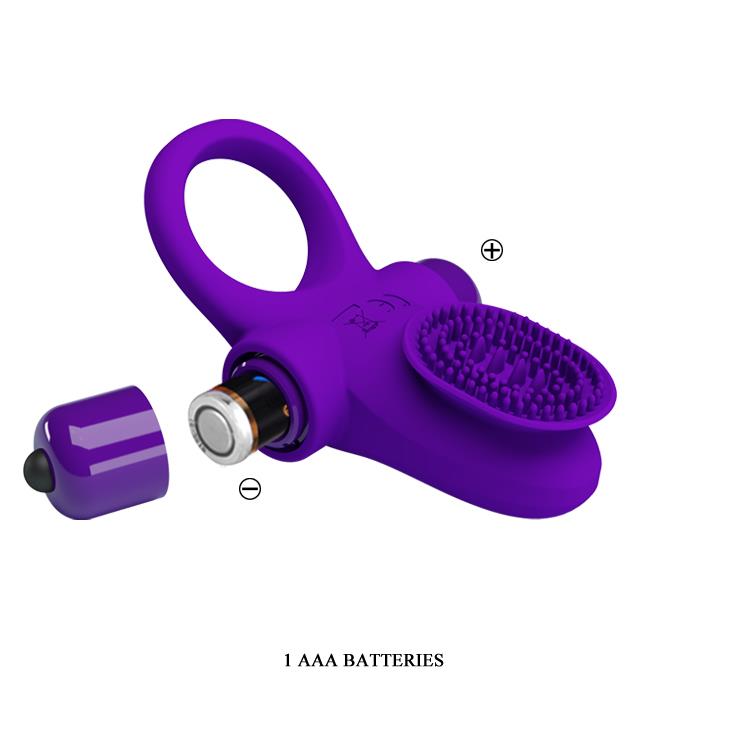 Inel vibrant Pretty Love violet, 10 modele